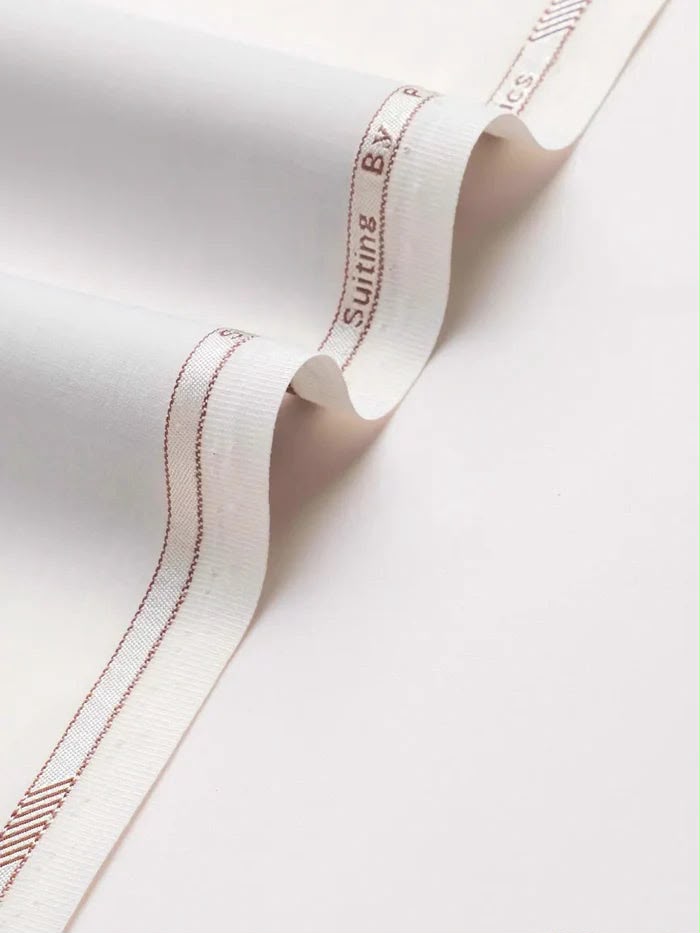 Puri Fabrics- light cream-Unstitched Men's Wear | Best For Summer