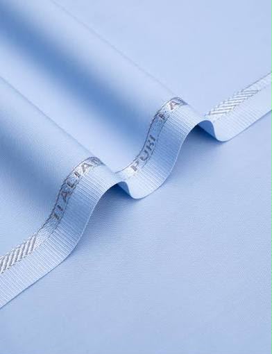 Puri Fabrics -Sky Blue-Unstitched Men's Wear | Best For Summer