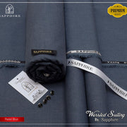 Sapphire Worsted Wool - Pastel Blue