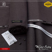 Sapphire Worsted Wool - Deep Purple